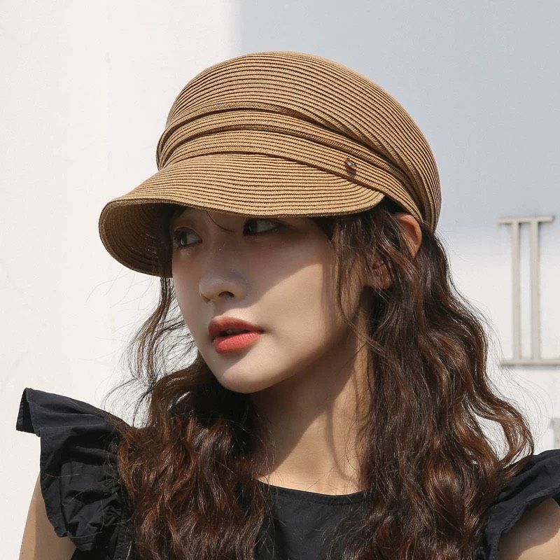  Quà tặng 20/11 cho sếp nữ, vợ, cô giáo, giáo viên nữ, mẹ và bạn gái, người yêu nữ quà tặng Mũ nón cói đi biển rộng vành tròn đẹp cho nữ AGANA - NC525 