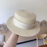  Quà tặng 20/10 cho sếp nữ, vợ, cô giáo, giáo viên nữ, mẹ và bạn gái, người yêu nữ quà tặng Mũ nón cói đi biển rộng vành tròn đẹp cho nữ AGANA - NC517 