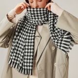  Khăn quàng choàng cổ len Cashmere AGANA giữ ấm cao cấp phong cách châu Âu Mỹ sang trọng 