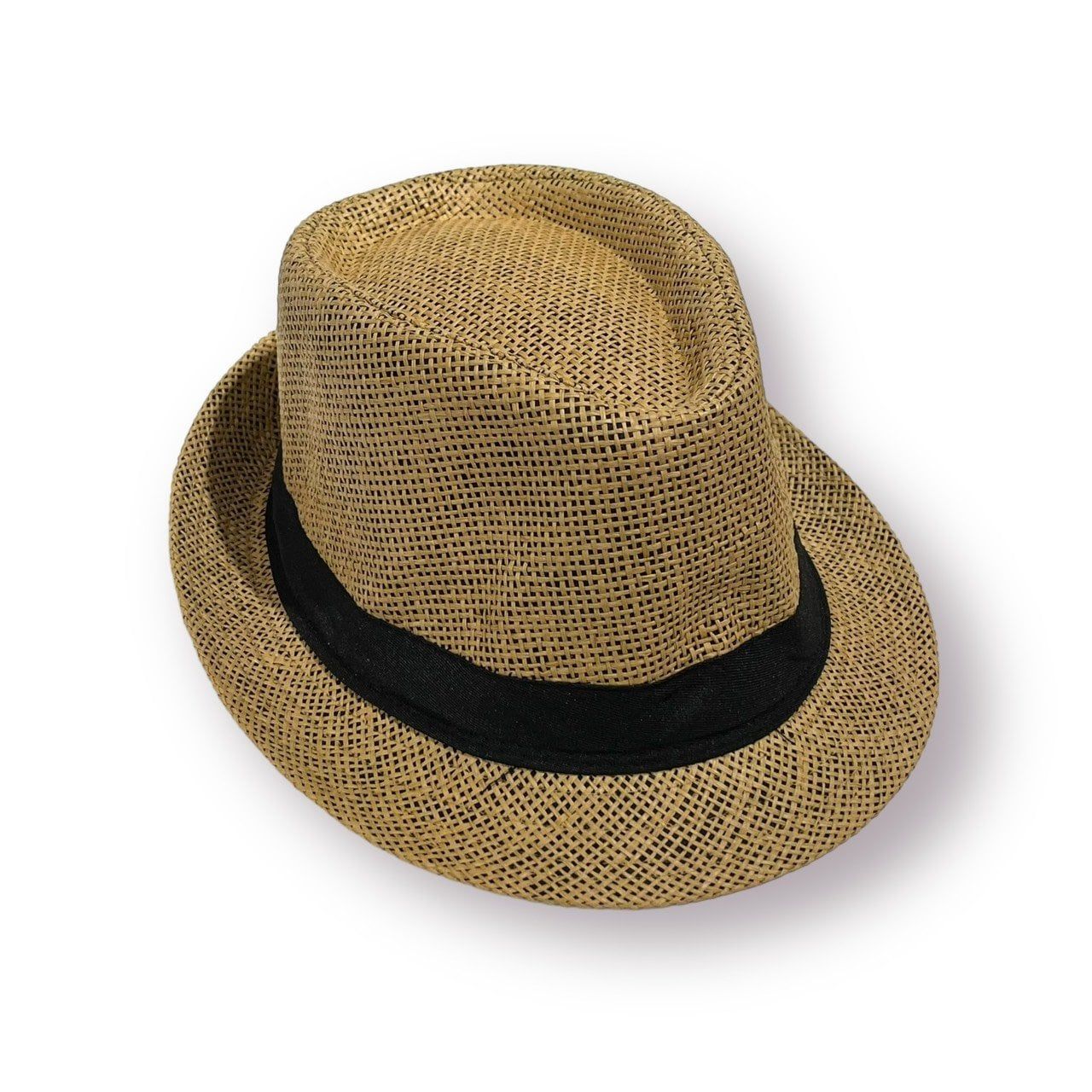  Quà tặng 20/11 cho đối tác nam, sếp nam, đồng nghiệp nam, người yêu nam ,bạn bè, anh trai hoặc người thân quà tặng Mũ nón phớt Fedora nam cói vành nhỏ cao cấp AGANA nón cao bồi phong cách cổ điển pha lẫn hiện đại - Màu Nâu Nhạt  - MFDN003 