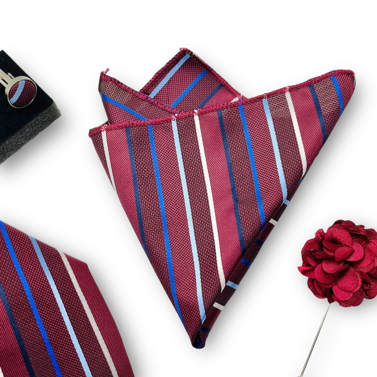  Quà tặng 20/10 cho đối tác nam, sếp nam, đồng nghiệp nam, người yêu nam ,bạn bè, anh trai hoặc người thân quà tặng Set cà vạt nam 4 món cao cấp làm quà tặng, caravat đẹp sang trọng - SCR025 