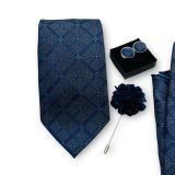  Quà tặng 20/10 cho đối tác nam, sếp nam, đồng nghiệp nam, người yêu nam ,bạn bè, anh trai hoặc người thân quà tặng Set cà vạt nam 4 món cao cấp làm quà tặng, caravat đẹp sang trọng - SCR032 