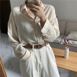  Thắt lưng nữ da bò thật AGANA dây nịt da thật đai váy da thật Hàn Quốc cao cấp phong cách hiện đại - DNT005 