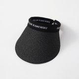  Quà tặng 20/11 cho sếp nữ, vợ, cô giáo, giáo viên nữ, mẹ và bạn gái, người yêu nữ quà tặng Mũ nón cói visor nửa đầu đi biển rộng vành tròn đẹp cho nữ AGANA - NC505 