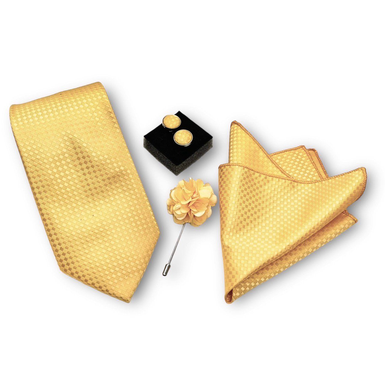  Set cà vạt nam 4 món cao cấp làm quà tặng, caravat đẹp sang trọng - SCR001 