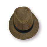  Quà tặng 20/11 cho đối tác nam, sếp nam, đồng nghiệp nam, người yêu nam ,bạn bè, anh trai hoặc người thân quà tặng Mũ nón phớt Fedora nam vành nhỏ cao cấp AGANA nón cao bồi phong cách cổ điển pha lẫn hiện đại - Màu Nâu Đậm  - MFDN004 
