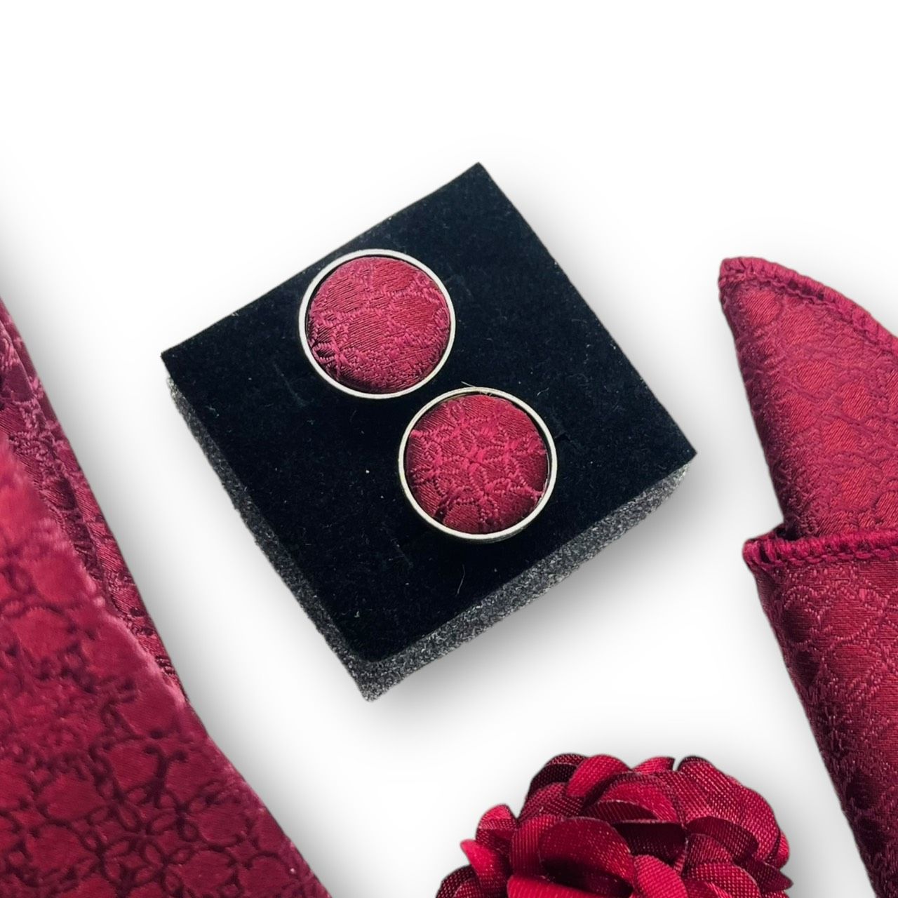  Set cà vạt nam 4 món cao cấp làm quà tặng, caravat đẹp sang trọng - SCR006 