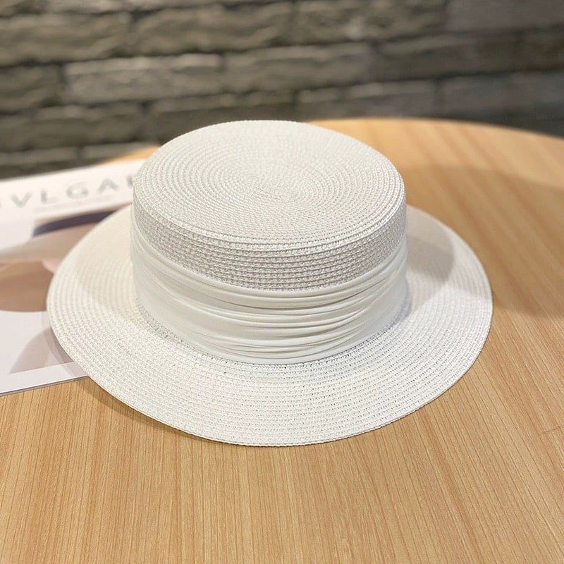  Mũ nón cói đi biển rộng vành tròn đẹp cho nữ AGANA - NC518 