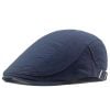  Mũ nón beret nam cao cấp AGANA mũ nồi nam phong cách Newboy cổ điển pha lẫn hiện đại - Màu Xanh Navy - MBRN006 