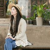  Quà tặng 20/11 cho sếp nữ, vợ, cô giáo, giáo viên nữ, mẹ và bạn gái, người yêu nữ quà tặng Mũ nón phớt sợi cói đi biển rộng vành tròn đẹp cho nữ AGANA - NC502 