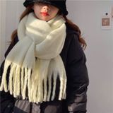  Khăn quàng choàng cổ len Cashmere cao cấp AGANA giữ ấm màu trơn pastel phong cách Hàn Quốc đẹp sang trọng KCL004 