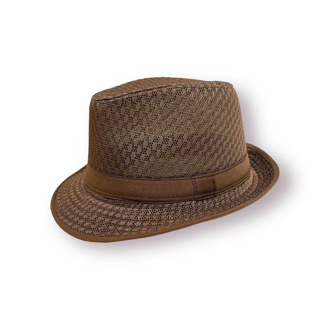  Mũ nón phớt Fedora nam vành nhỏ cao cấp AGANA nón cao bồi phong cách cổ điển pha lẫn hiện đại - Màu Nâu Đậm - MFDN005 