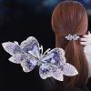  Kẹp (cặp) tóc cao cấp AGANA - Ghim kẹp tóc nữ đẹp đính đá hoa sang trọng phù hợp làm quà tặng mọi dịp - KDD111 