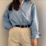  Thắt lưng nữ da bò thật AGANA dây nịt da thật đai váy da thật Hàn Quốc cao cấp phong cách hiện đại - DNT021 