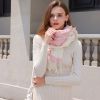 Khăn quàng choàng cổ len Cashmere giữ ấm cao cấp phong cách châu Âu Mỹ sang trọng AGANA - KC444