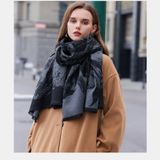  Khăn quàng choàng cổ len Cashmere giữ ấm cao cấp phong cách châu Âu Mỹ sang trọng AGANA - KC455 
