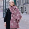 Khăn quàng choàng cổ len Cashmere giữ ấm cao cấp phong cách châu Âu Mỹ sang trọng AGANA - KC457