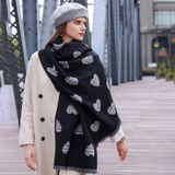  Khăn quàng choàng cổ len Cashmere giữ ấm cao cấp phong cách châu Âu Mỹ sang trọng AGANA - KC458 
