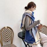  Khăn quàng choàng cổ len Cashmere cho nữ giữ ấm cao cấp phong cách Hàn Quốc đẹp sang trọng AGANA Khăn Phụ Kiện - KC466 
