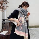  Khăn quàng choàng cổ len Cashmere cho nữ giữ ấm cao cấp phong cách Hàn Quốc đẹp sang trọng AGANA - KC467 