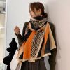  Khăn quàng choàng cổ len Cashmere cho nữ giữ ấm cao cấp phong cách Hàn Quốc đẹp sang trọng AGANA - KC475 