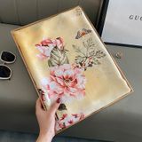  Khăn quàng choàng cổ lụa cao cấp cho nữ văn phòng sở đẹp màu vàng AGANA - KS217 