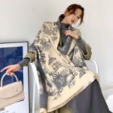  Khăn quàng choàng cổ len Cashmere giữ ấm cao cấp phong cách Hàn Quốc đẹp sang trọng - KC407 