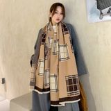  Khăn quàng choàng cổ len Cashmere giữ ấm cao cấp phong cách Hàn Quốc đẹp sang trọng - KC413 