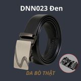  Quà tặng 20/10 cho đối tác nam, sếp nam, đồng nghiệp nam, người yêu nam ,bạn bè, anh trai hoặc người thân quà tặng Thắt lưng nam da bò thật khóa tự động hợp kim chống rỉ AGANA dây nịt nam cao cấp khóa lỗ kim da bò bền bỉ thời trang - Màu Đen - DNN023 