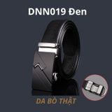  Quà tặng 20/10 cho đối tác nam, sếp nam, đồng nghiệp nam, người yêu nam ,bạn bè, anh trai hoặc người thân quà tặng Thắt lưng nam da bò thật khóa tự động hợp kim chống rỉ AGANA dây nịt nam cao cấp khóa lỗ kim da bò bền bỉ thời trang - Màu Đen - DNN019 