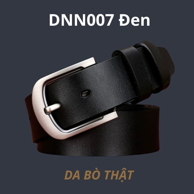  Quà tặng 20/10 cho đối tác nam, sếp nam, đồng nghiệp nam, người yêu nam ,bạn bè, anh trai hoặc người thân quà tặng Thắt lưng nam da bò thật khóa tự động hợp kim chống rỉ AGANA dây nịt nam cao cấp khóa lỗ kim da bò bền bỉ thời trang - Màu Đen - DNN007 