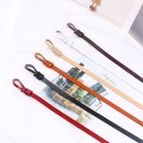  Thắt lưng nữ da bò thật AGANA dây nịt da thật đai váy da thật Hàn Quốc cao cấp phong cách hiện đại - DNT009 