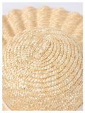  Mũ nón cói đi biển rộng vành tròn đẹp cho nữ vành mặt trời vintage sợi tự nhiên cao cấp nơ trắng - NC450 