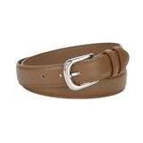  Thắt lưng nữ da bò thật AGANA dây nịt da thật đai váy da thật Hàn Quốc cao cấp phong cách hiện đại - DNT011 