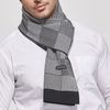  Khăn quàng choàng cổ nam Hàng Hiệu & Cao Cấp - Khăn len cashmere giữ ấm màu xám - KN004 