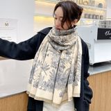  Khăn quàng choàng cổ len Cashmere giữ ấm cao cấp phong cách Hàn Quốc đẹp sang trọng - KC407 