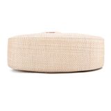  Túi cói đi biển vintage thời trang nữ phong cách cầm tay Hàn Quốc đẹp cổ điển dây da màu nâu - TC062 