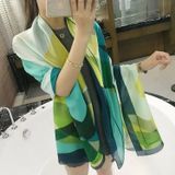 Quà tặng 20/11 cho sếp nữ, vợ, cô giáo, giáo viên nữ, mẹ và bạn gái, người yêu nữ quà tặng Khăn quàngchoàng cổ lụa cao cấp cho nữ văn phòng sở đẹp màu xanh lá AGANA - KS006 