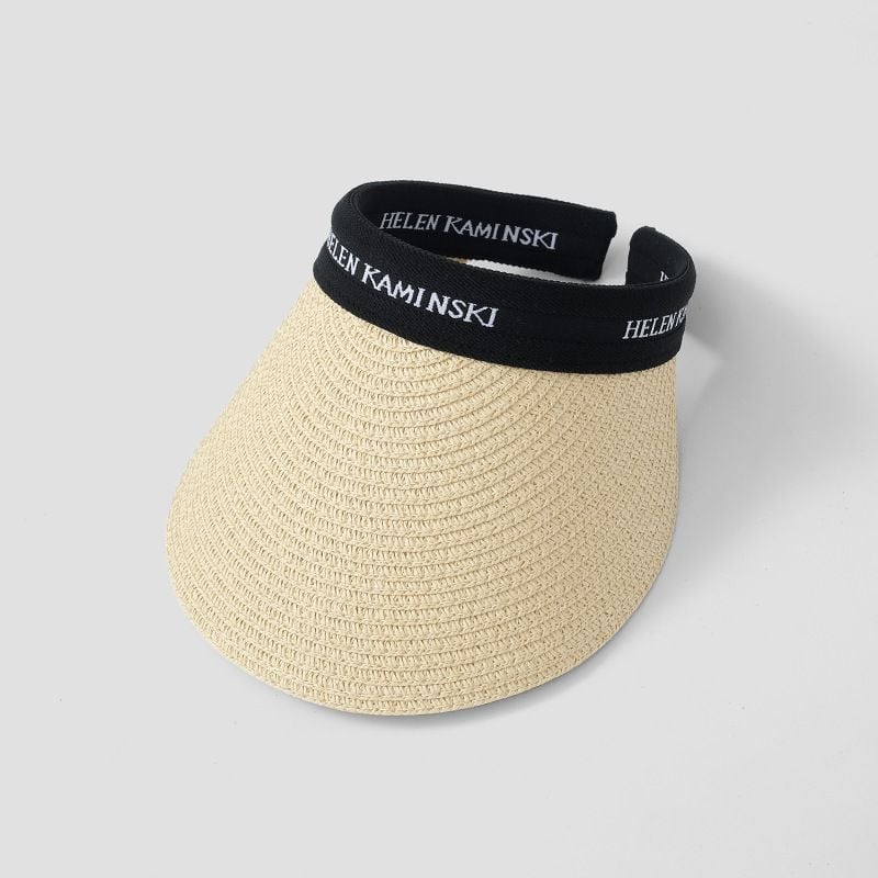  Mũ nón cói visor nửa đầu đi biển rộng vành tròn đẹp cho nữ AGANA - NC505 