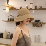  Mũ nón visor nửa đầu đi biển rộng vành tròn đẹp cho nữ AGANA - NC507 