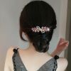  Kẹp (cặp) tóc cao cấp AGANA - Ghim kẹp tóc nữ đẹp đính đá hoa sang trọng phù hợp làm quà tặng mọi dịp - KDD117 
