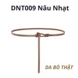  Thắt lưng nữ da bò thật AGANA dây nịt da thật đai váy da thật Hàn Quốc cao cấp phong cách hiện đại - DNT009 