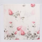  Quà tặng 20/10 cho sếp nữ, vợ, cô giáo, giáo viên nữ, mẹ và bạn gái, người yêu nữ quà tặng Khăn quàngchoàng cổ lụa cao cấp cho nữ văn phòng sở đẹp màu be phối hồng AGANA - KS159 