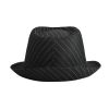  Mũ nón phớt Fedora nam vành nhỏ cao cấp AGANA nón cao bồi phong cách cổ điển pha lẫn hiện đại - Màu Đen Sọc Trắng - MFDN001 