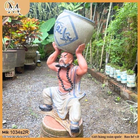 Chậu tương Lỗ Trí Thâm dâng vò lớn nhiều kích thước, chậu bonsai Lỗ Trí Thâm, chậu trồng cây bonsai