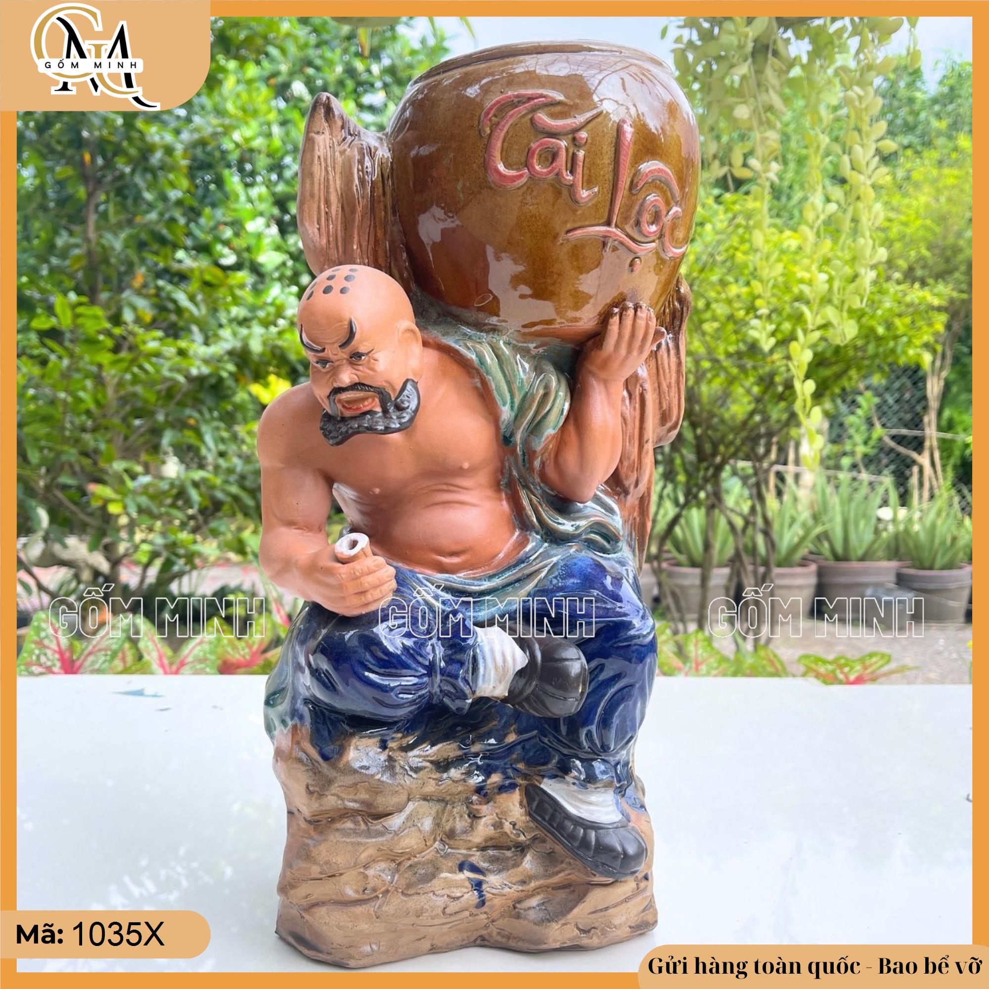 Chậu tượng lỗ Trí Thâm thác đá