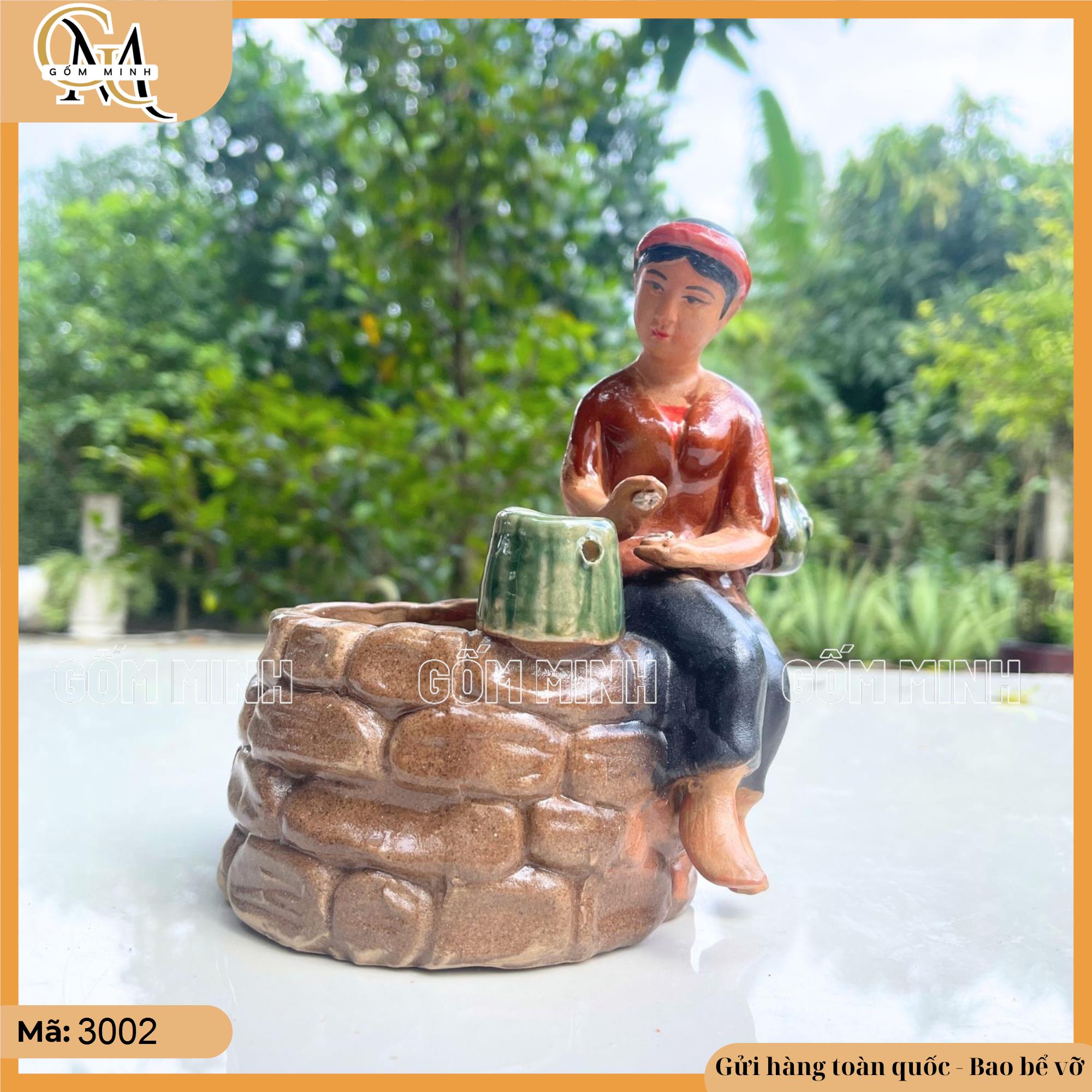 Chậu tượng cô Tấm bé