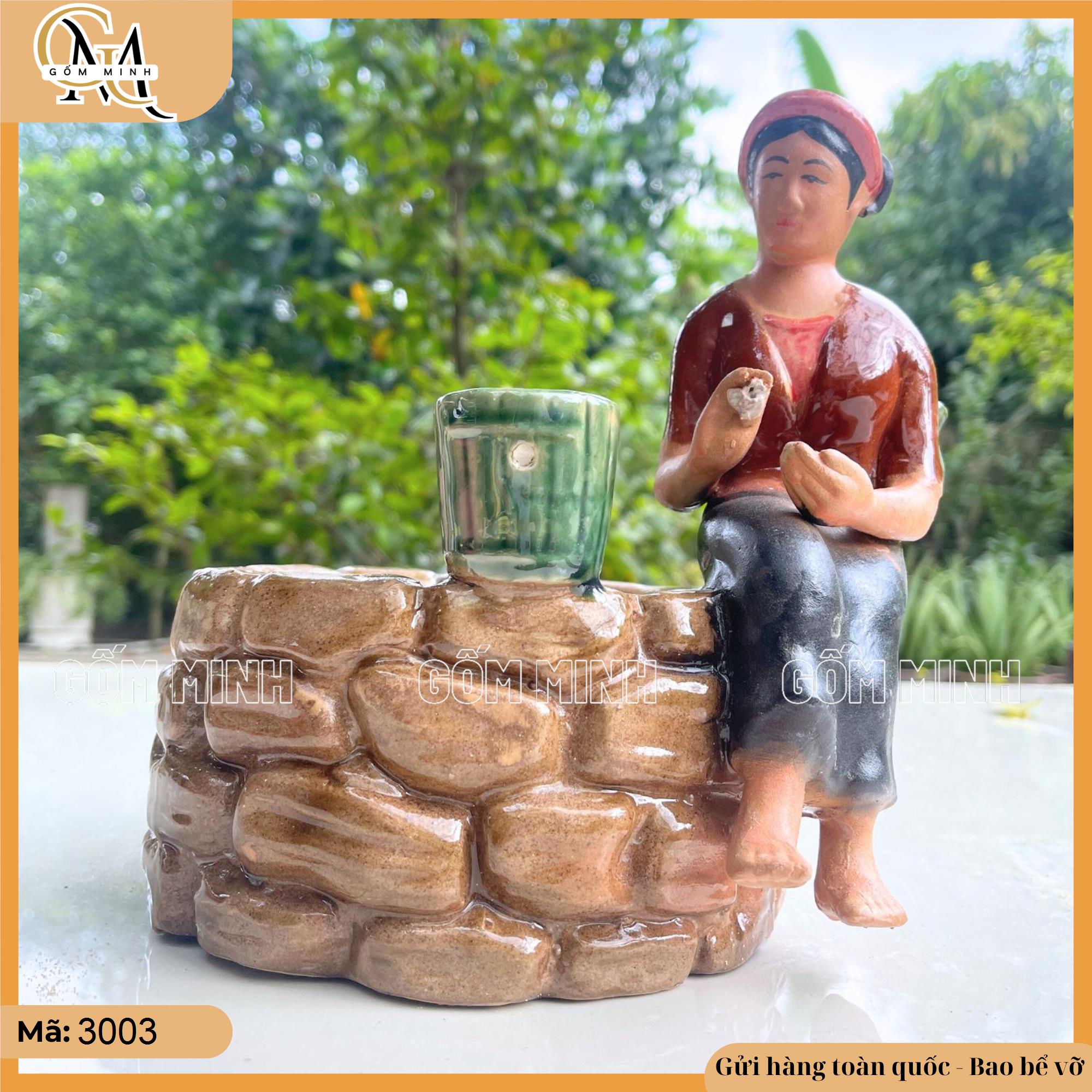 Chậu tượng cô Tấm lớn