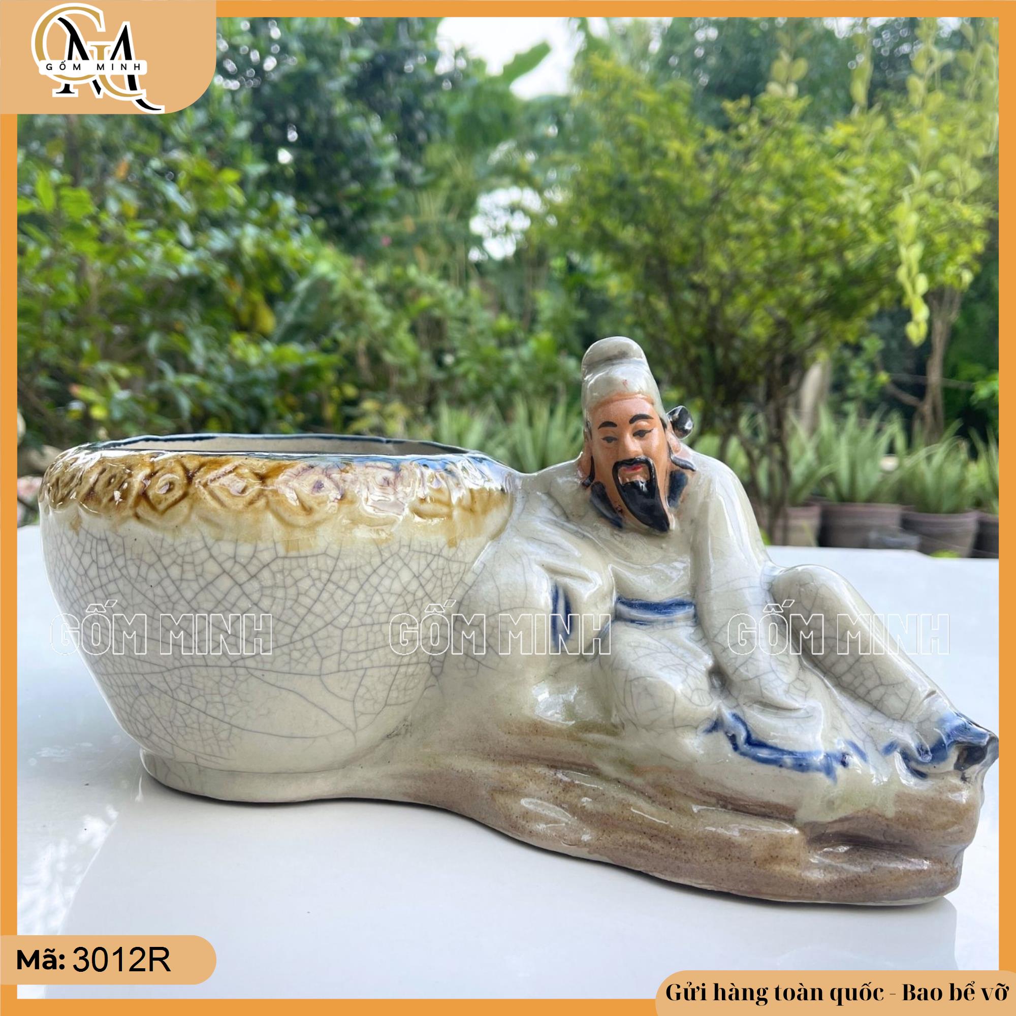 Chậu tượng Ông say nằm