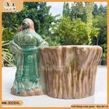 Chậu tượng ông Thọ, chậu tượng trồng cây trang trí nhà cửa - tượng trưng cho sức khỏe và trường thọ